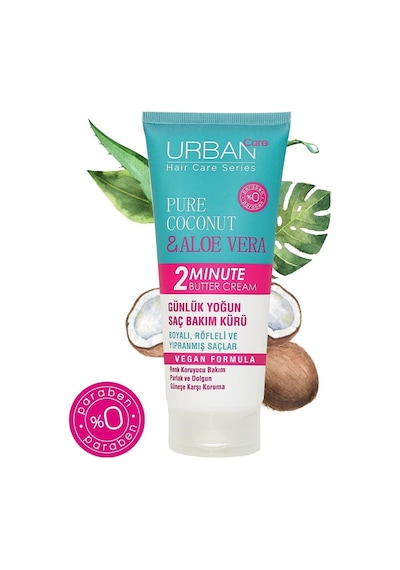 Urban Care Pure Coconut ve Aloe Vera 2 Minute Butter Cream 200 ML