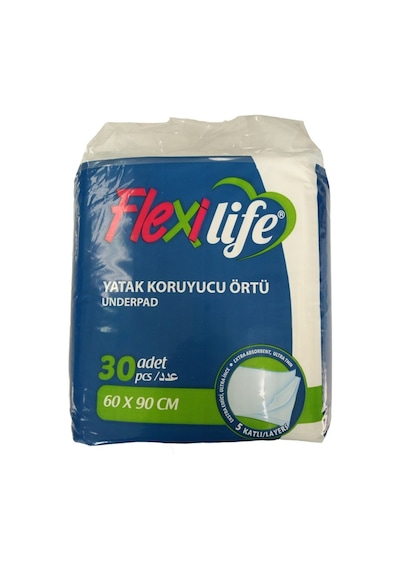 Flexilife Hasta Altı Bezi Serme Yatak Koruyucu 90 x 60 CM 180 Adet