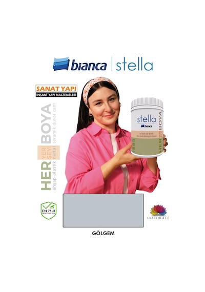 Stella Su Bazlı Boya Fayans-mermer-tezgah-kapı-dolap-iç Cephe-dönüşüm-mutfak-banyo-plastik-ahşap Diğer