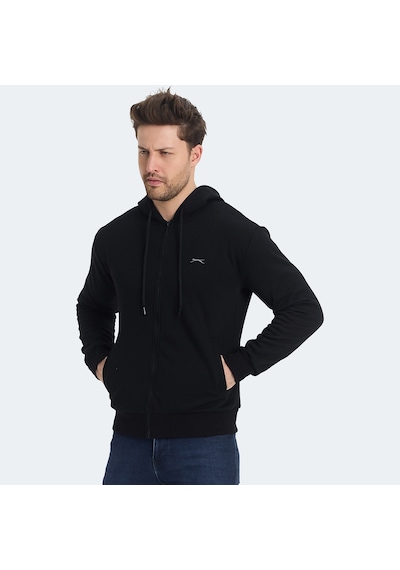 Slazenger KOZZAX IN Erkek Sweatshirt Siyah