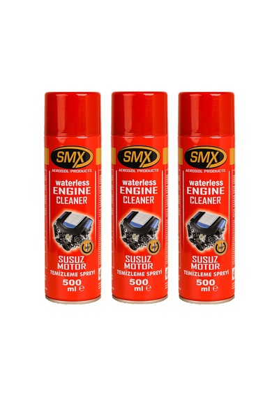 3 Adet Smx Susuz Motor Temizleme ve Koruma Spreyi 3X500Ml N11.10