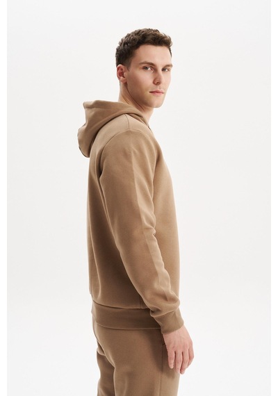 AR-MA Arma Erkek Kapüşonlu Sweatshirt Örme 3 İplik Şardonlu, Yazı Baskılı,cepsiz,sade Ve Şık, Regular Fit K30254628802 Gri - Bej AR-MA Arma Erkek Kapüşonlu Sweatshirt Örme 3 İplik Şardonlu, Yazı Baskılı,cepsiz,sade Ve Şık, Regular Fit K30254628802 Gri - Bej