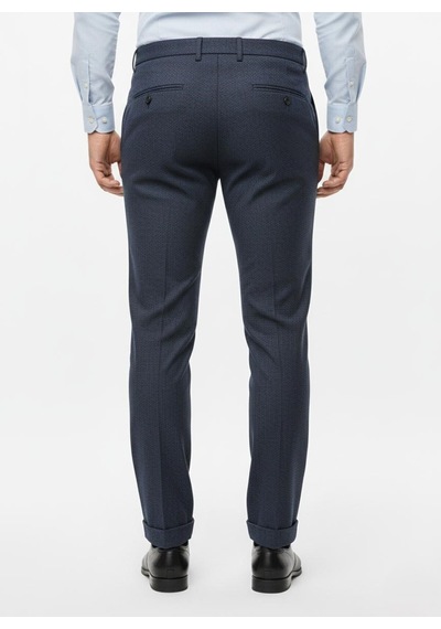 Presto Erkek Slimfit Armürlü Pantolon Lacivert 3193-250 Lacivert