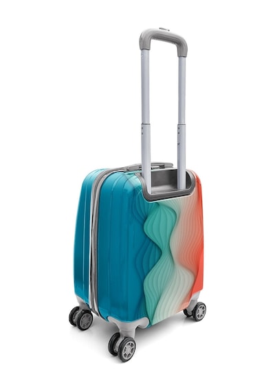 Coral High Renkli Desenli Mini Kabin Boy Valiz 40cm 16762 Çok Renkli