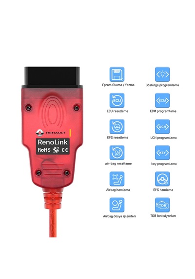 Renolink 2.10 Programlama Kablosu Renault Dacia