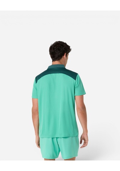 Asics Court Polo Erkek Yeşil Kısa Kollu Tshirt 2041a340-303