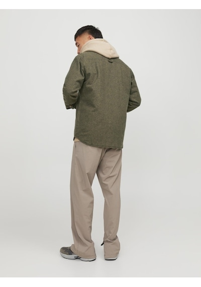 Jack & Jones Jcoblack Melange Darren Gömlek 12244891 Yeşil