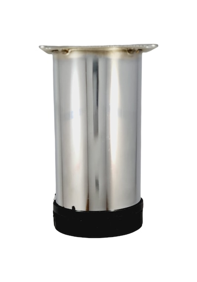 60 Lık 15 Cm Krom Metal Yuvarlak Ayak 4 Adet