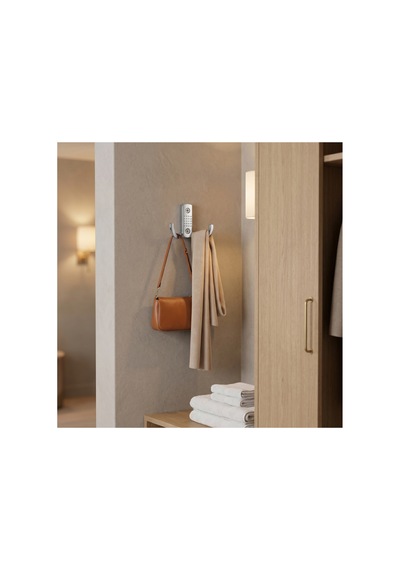 Noktali Askı, Metal Vestiyer Askısı, Krom, Duvar Ve Dolap Askılığı 5'li Set Vidalı