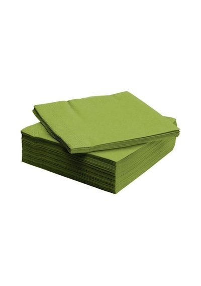 Ikea Fantastısk Peçete , Yeşil, 40x40 Cm, 50 Adet
