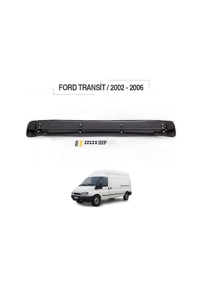 Ford Transit 2002 2003 2004 2005 2006 Ön Cam Güneşliği Siyah