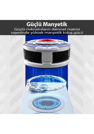 Memo Cx16 Apple iOS Uyumlu, Android Soğutucu 15w15w Manyetik Rgb Telefon Soğutucu Anında Hızlı Soğutma Sessiz Fa