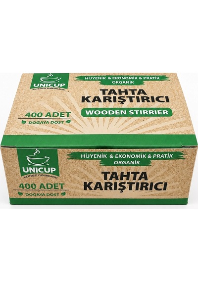 Tahta Karıştırıcı Unicup 400 Lü Kavak