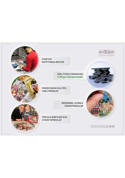 Puzzle - Klasik Tutkusu,500 Parça Puzzle, 3644