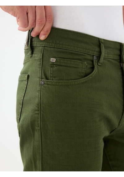 Regular Fit Erkek Pantolon Haki