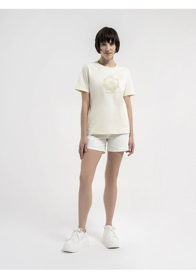 Loft Kadın T-shirt Ekru Lf2035714 24yp69000240 P6983
