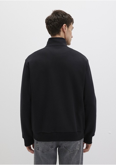 Mavi - Yarı Fermuarlı Siyah Basic Sweatshirt 0s10419-900 Siyah