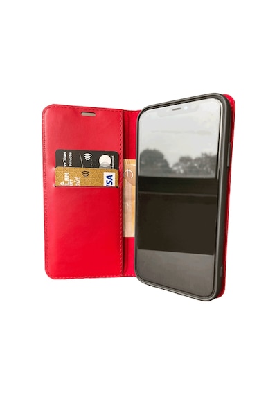 Oppo A3 5g Cüzdanlı Kapaklı Kılıf Kartlıklı Cüzdan Standlı Kopçalı Kırmızı