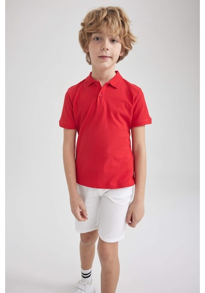 Defacto K1689a6 Erkek Çocuk Polo Yaka T-shirt K1689A6-R5010 Kırmızı Defacto K1689a6 Erkek Çocuk Polo Yaka T-shirt K1689A6-R5010 Kırmızı