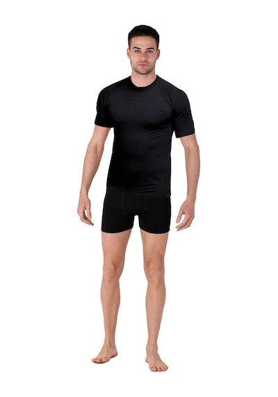 Thermoform Bambu Erkek Bisiklet Yaka Tişört Kısa Kollu Fanila Atlet Ve Boxer Şort Seti Siyah Çok Renkli Thermoform Bambu Erkek Bisiklet Yaka Tişört Kısa Kollu Fanila Atlet Ve Boxer Şort Seti Siyah Çok Renkli