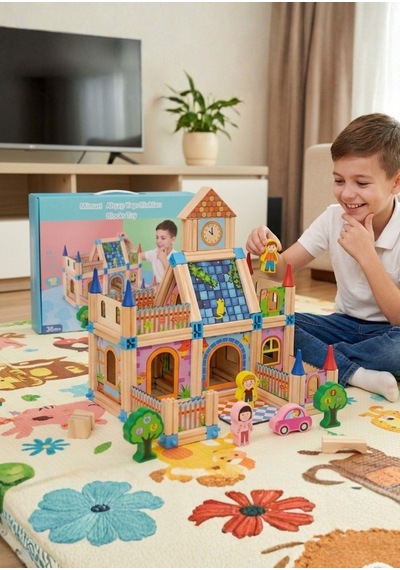 1:50 Ölçekli Montana Evi Mimarisi Taş- Seramik Maket Ev 3502