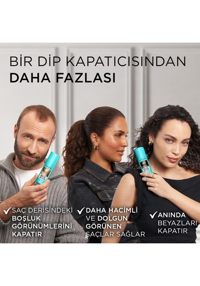 L'oreal Paris Magic Retouch Beyaz Dipleri Kapatıcı Sprey 75 Ml - Kumral