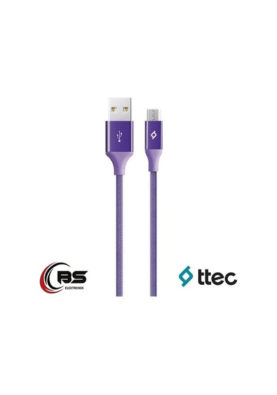 Ttec Micro Usb Şarj Kablosu Hızlı Şarz Destekli 1.2 Metre