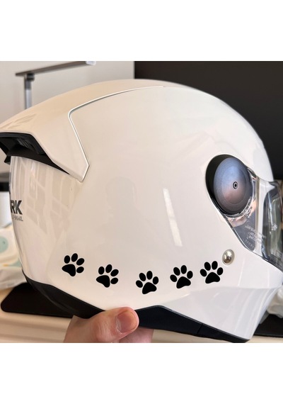 Kedi Patisi 8'li Araç, Araba, Oto, Motorsiklet, Kask, Laptop, Cam Sticker 11,5x11 Cm