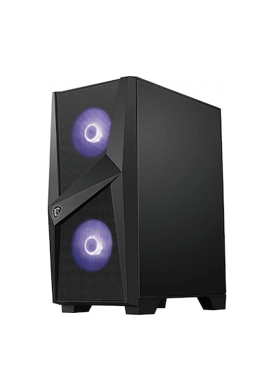 Msi Mag Forge 100M 2x RGB 1x120 MM Fan Temperli Cam Atx Gaming Bilgisayar Kasası