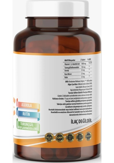 Ncs Ester C Vitamini Kara Mürver 60 Tablets + Hap Kutusu