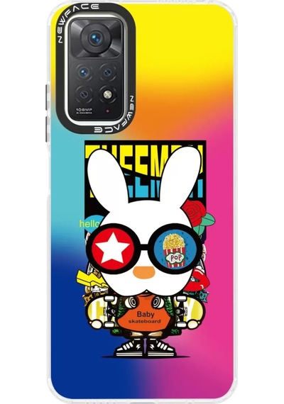 Newface Xiaomi Redmi Note 11 Pro Kılıf Estoril Desenli Kapak - Estoril - 10 Mavi