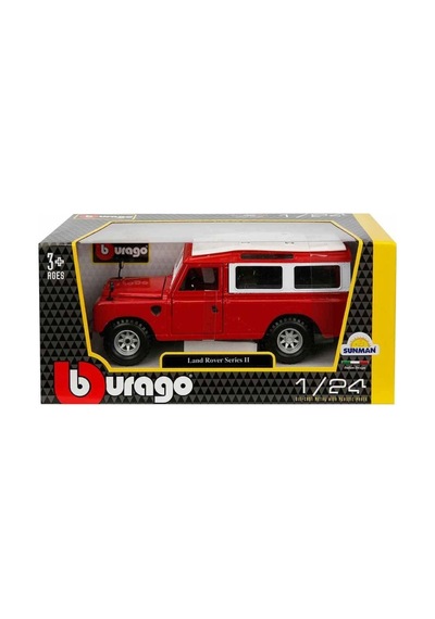 22063 Land Rover Series Iı Model Araba 1:24 Kırmızı -nessiworldman
