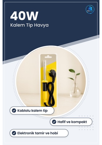 Kalem Havya 40w Kablolu Lehim Aleti Elektronik Devre Tamir Ve Hob
