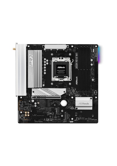 Asrock B850m Pro Rs Wifi Amd B850 Soket Am5 Ddr5 8000mhz Oc M.2 Anakart