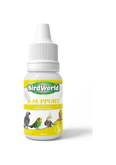 Birdworld B Support Kuşlar İçin B Vitamini Destekleyici Damla 30 Ml
