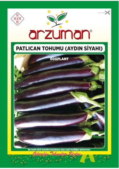 Aydın Siyahı Patlıcan Tohumu 10 Gr