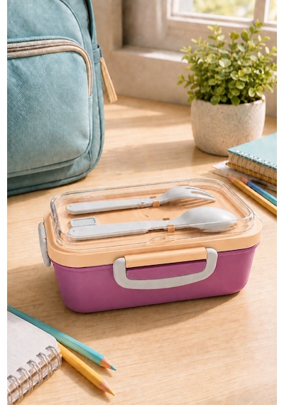 Emilahome Aura Beslenme Kabı Çelik Bölmeli 150-300 Ml 2 Bölmeli Pembe - 911788505 Pembe