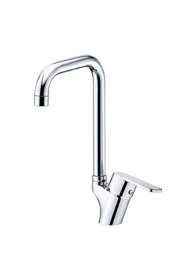 Fildişi City Kısa Köşe Borulu Lavabo Bataryası Krom