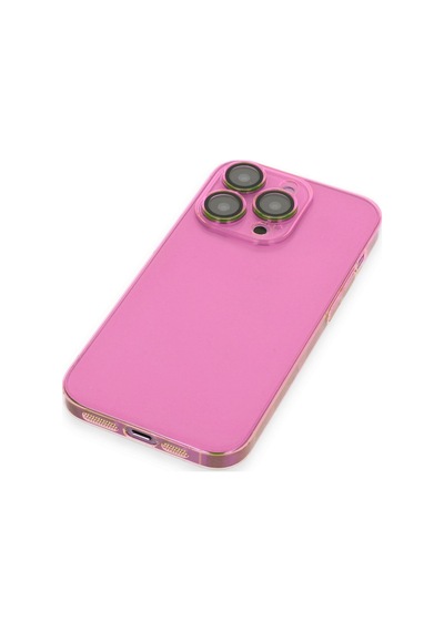 Apple iPhone  Uyumlu,  13 Pro Max Kılıf Armada Lensli Kapak - Pembe