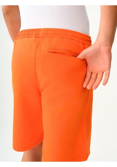 Regular Fit Erkek Şort Turuncu