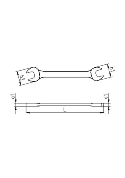 Kısa Boy Çatal İki Ağız Anahtar 12 X 13 Mm Kullanım Kolaylığı