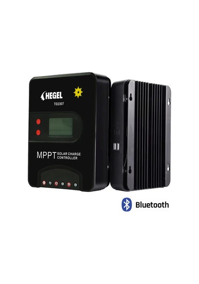 Hegel - İnges 30 Amper Mppt Solar Şarj Kontrol Cihazı Bluetooth 'lu - 12 / 24 Volt Akü Şarj Kesici