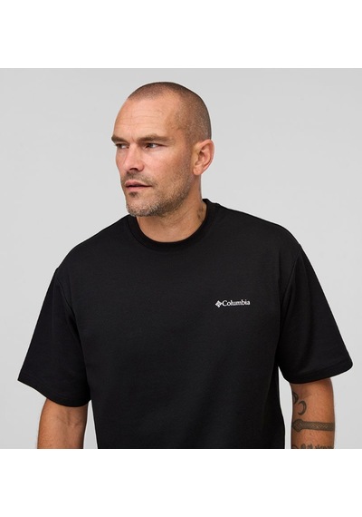Columbia Csc M Label Chest Graphic Tee Erkek Tişört Cs0470 Siyah