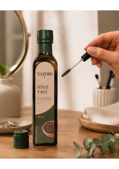 Hint Yağı 250 Ml %100 Doğal Ve Saf Hint Yağı, Soğuk Sıkım Castor Oil, Katkısız Bitkisel Yağ, Ricinus Yağı