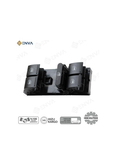Volkswagen Touareg Sol Dörtlü Cam Açma Düğmesi Anahtarı 2003-2005