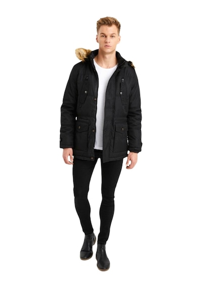 Erkek Spor Parka 3090 Bgl-St01640 Kahverengi
