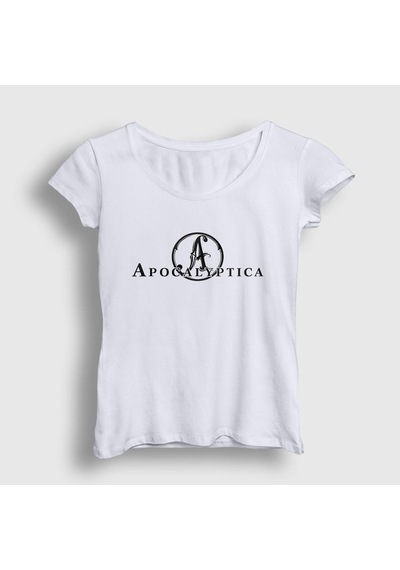 Presmono Kadın A Apocalyptica T-shirt Beyaz