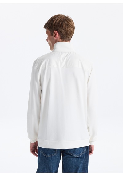 Fabrika Ekru Erkek Bato Slim Fit Sweatshirt F5wm-swt 2573