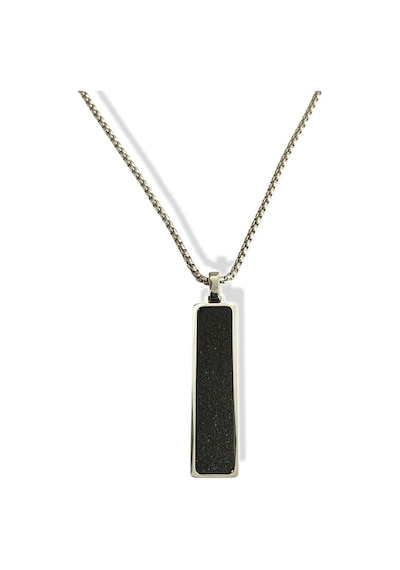 Ars-k009 Erkek Çelik Kolye Gri