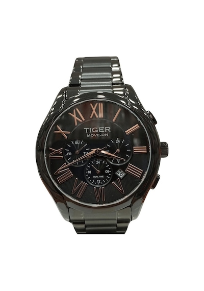 Tf-03219ss Tıger Çelik Erkek Saati Siyah